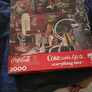 Coca-Cola Red and White Jigsaw Puzzle